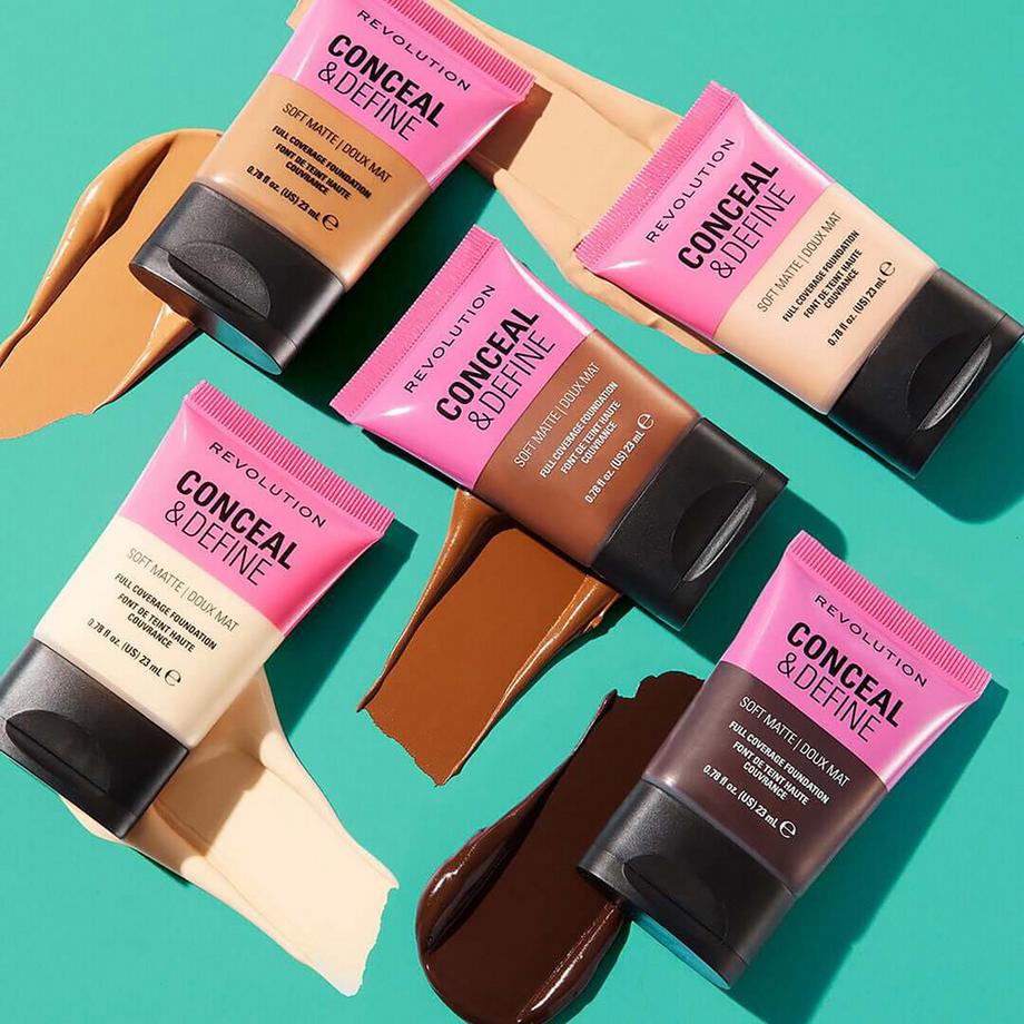 Revolution  Conceal and Define Soft Matte Tube Foundation 