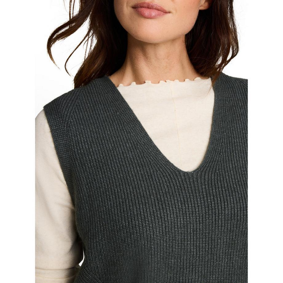 TOM TAILOR Gilet tricoté col en V  