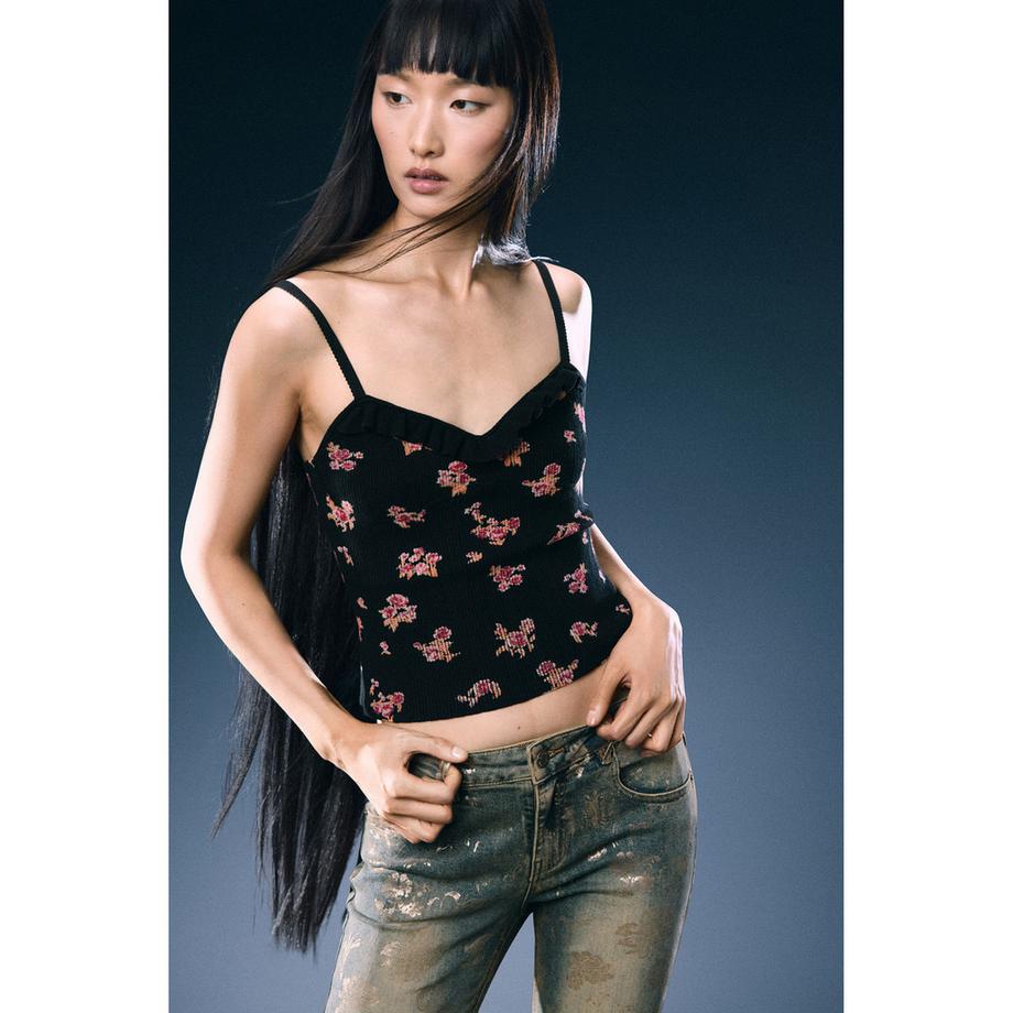 Desigual Pull à Imprimé Floral  
