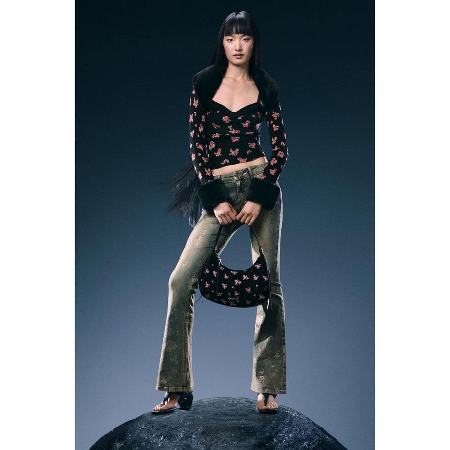 Desigual Pull à Imprimé Floral  