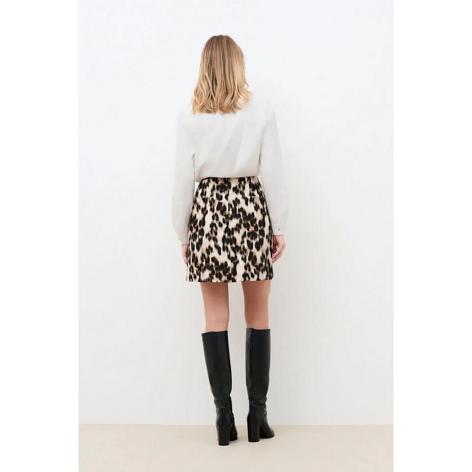 Caroll Gonna mini stampa leopardo  
