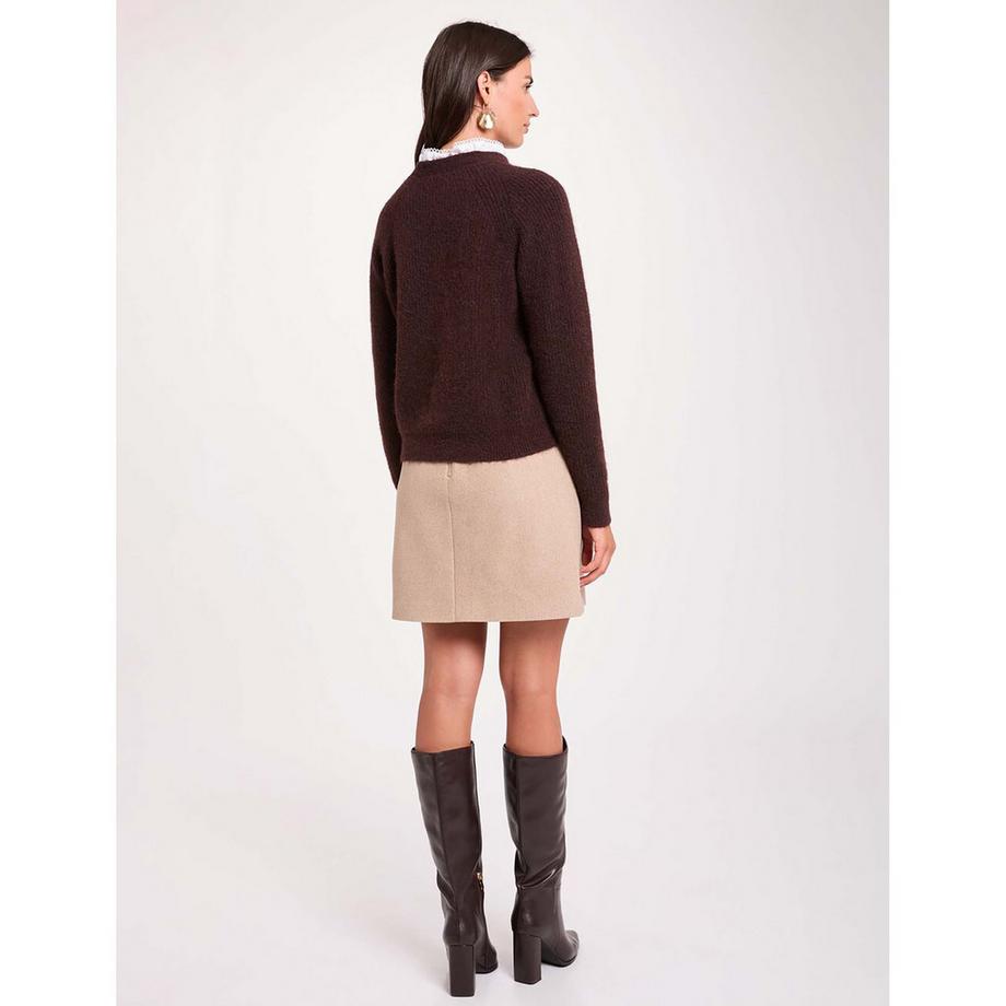 MORGAN Maglione a maglia costata  