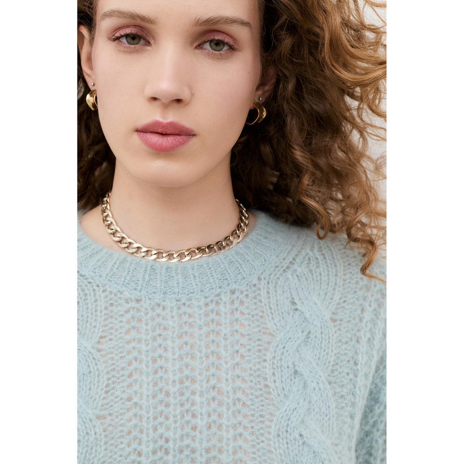 Caroll Maglione a maglia intrecciata  