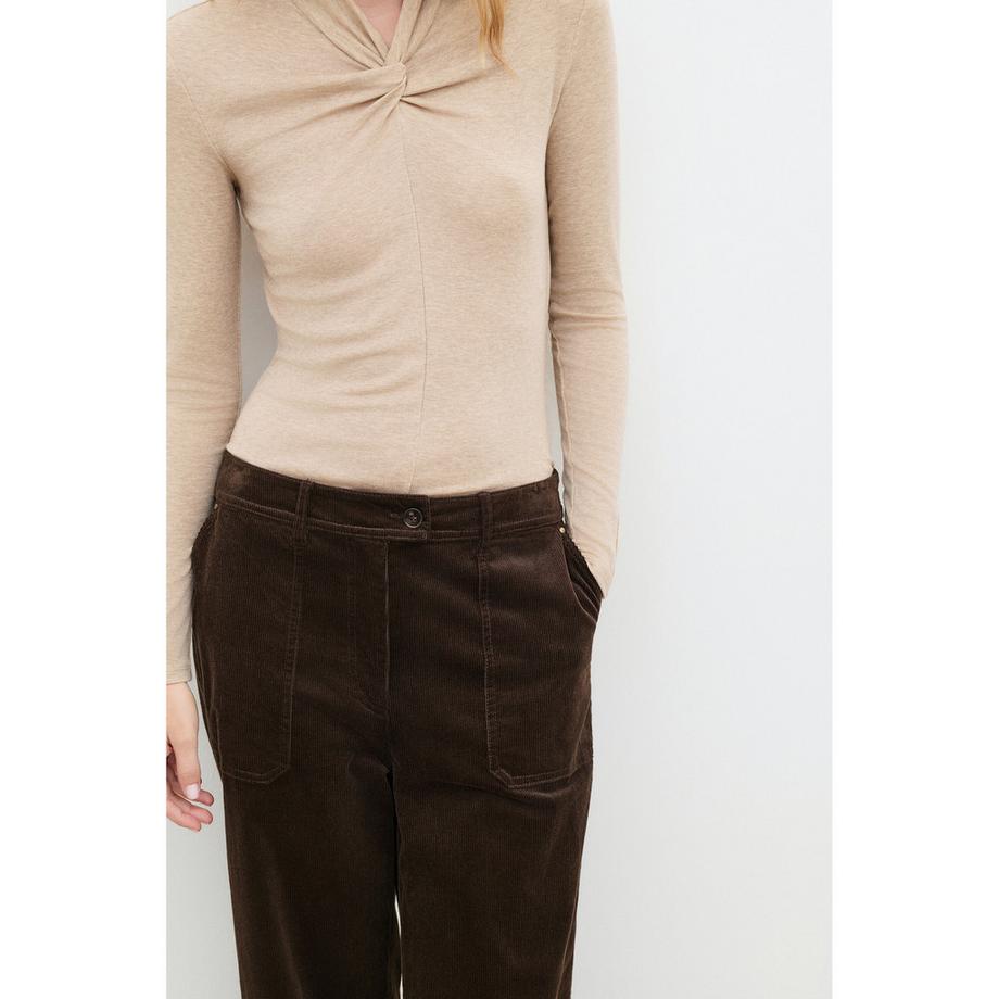 Caroll Weit geschnittene Cordhose  