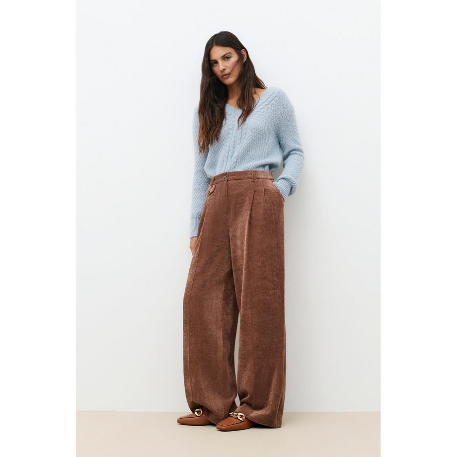 Caroll Pantalon jambe large  