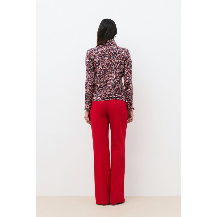 Caroll T-shirt à manches longues imprimé floral  