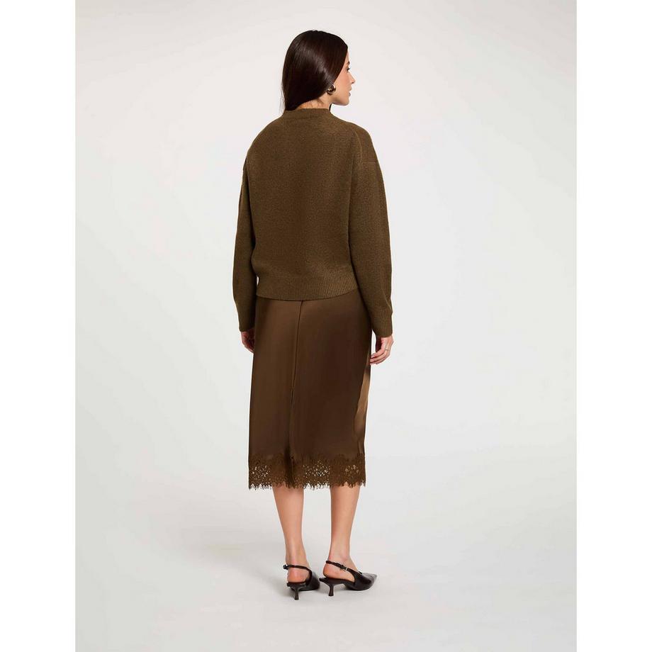 MORGAN Pullover orné de motifs floraux  