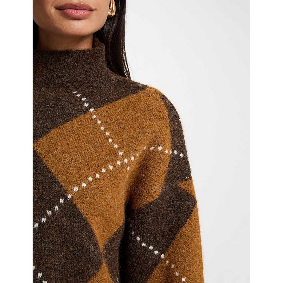 MORGAN Pullover à motif Argyle  