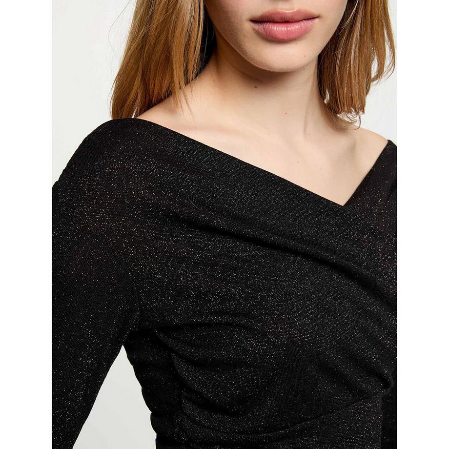 MORGAN T-shirt a maniche lunghe con scollo a spalle scoperte  