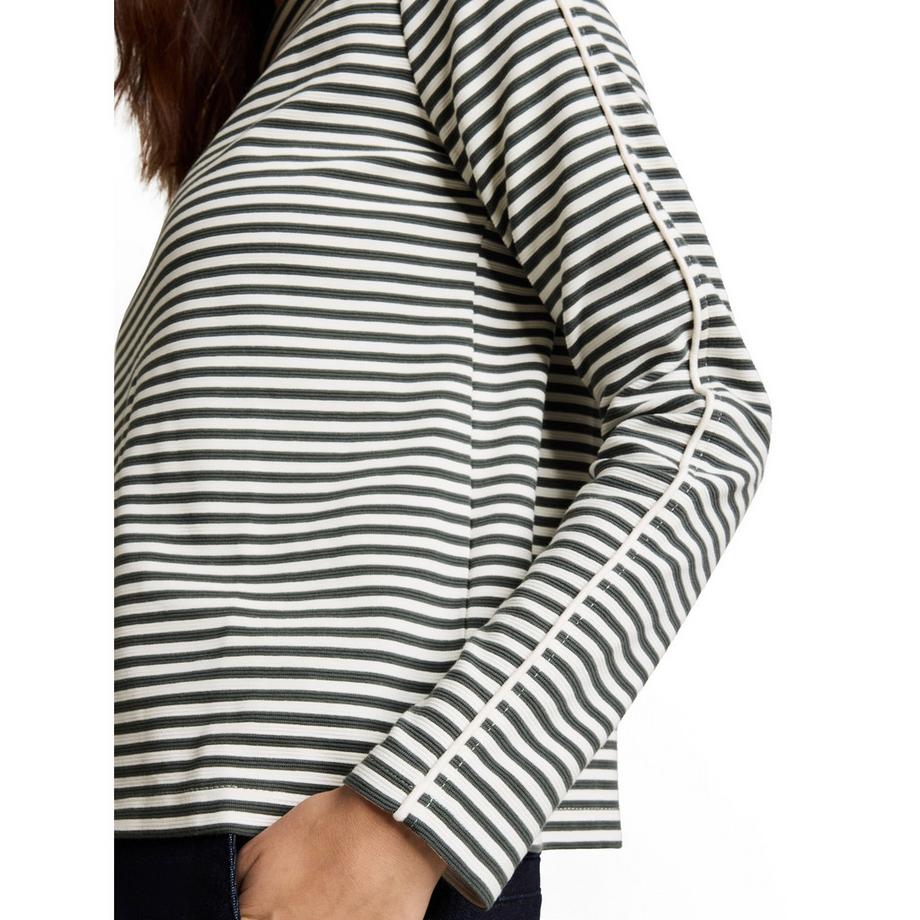 TOM TAILOR T-shirt a maniche lunghe a righe  