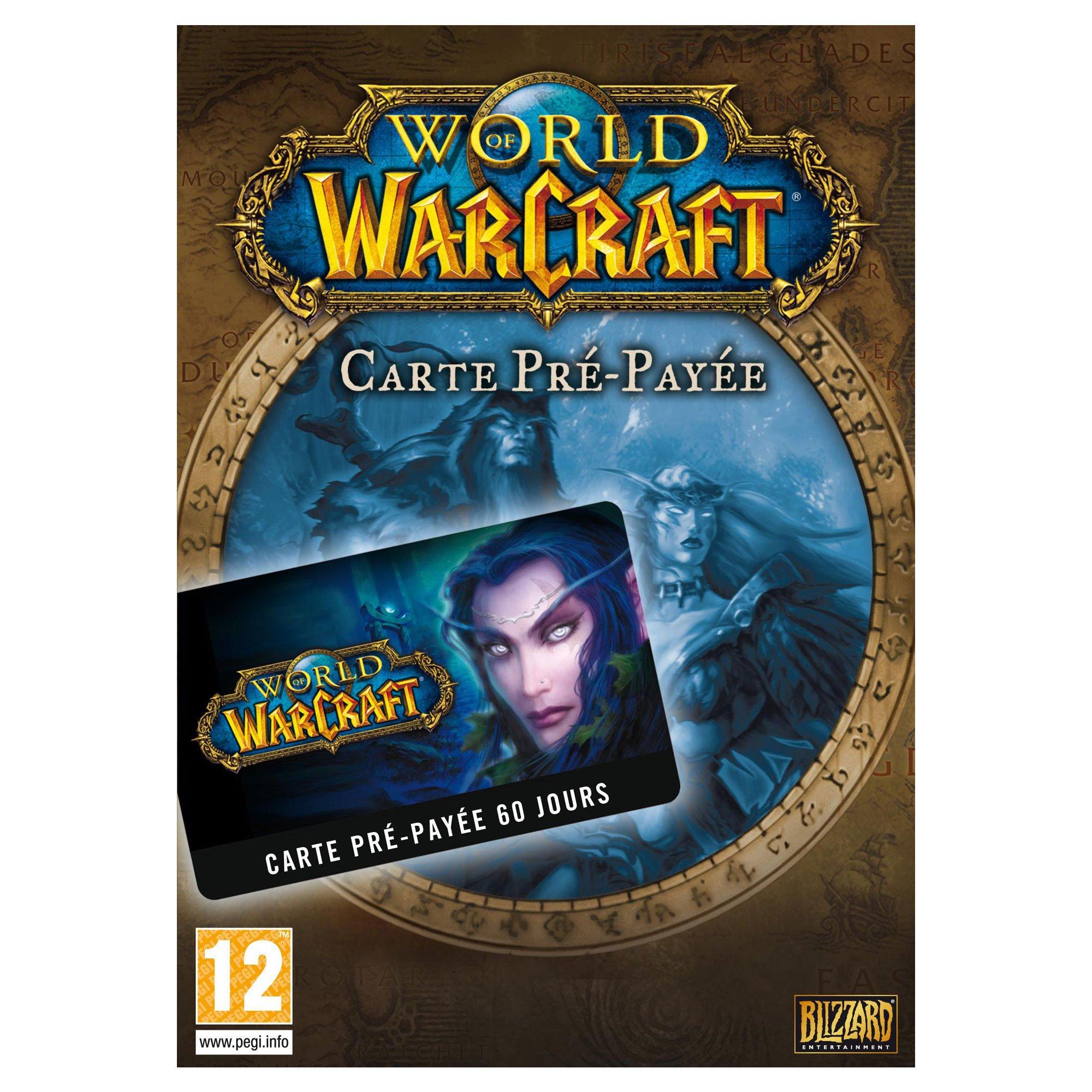 Image of VIVENDI UNIVERSIAL World of Warcraft PrePaid Game Card, DIV, Fanzösisch