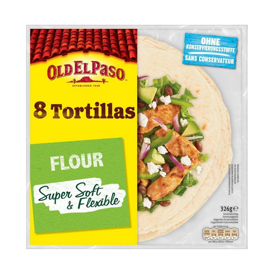 OLD EL PASO  8 Tortillas 
