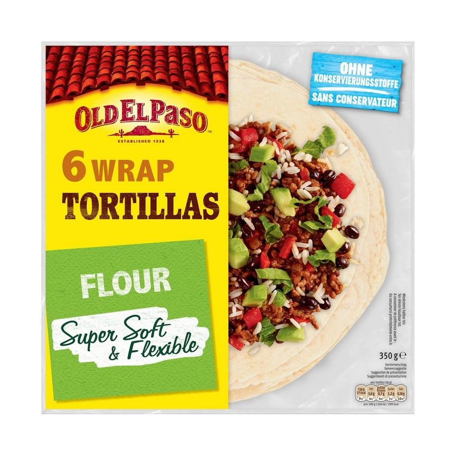 OLD EL PASO  Tortillas Wraps 