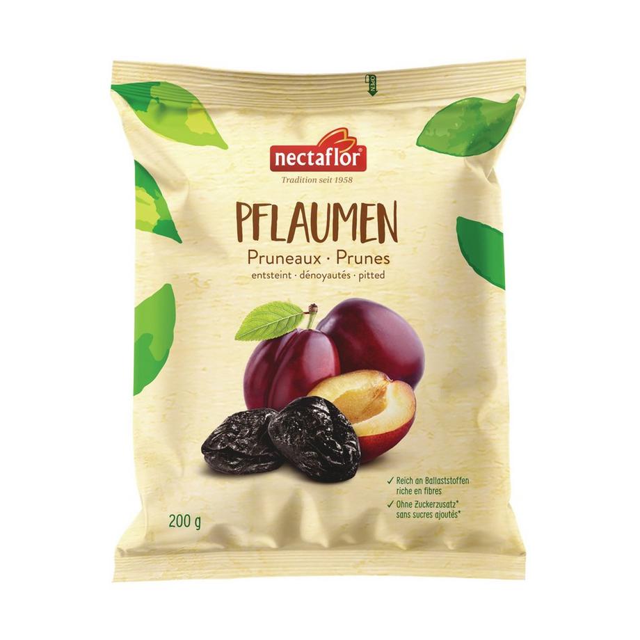 nectaflor  Pflaumen getrocknet, entsteint 