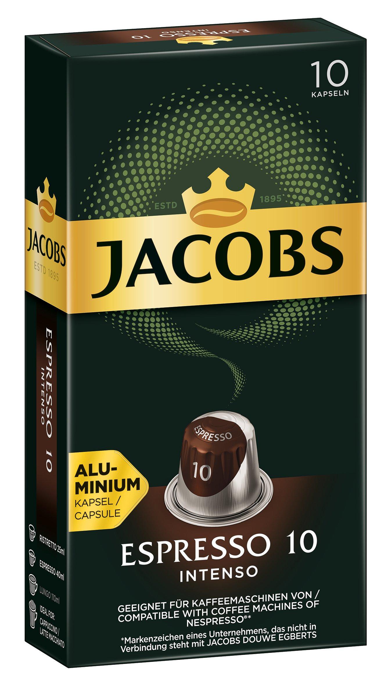 Image of JACOBS Espresso Intenso - 10 Capsule