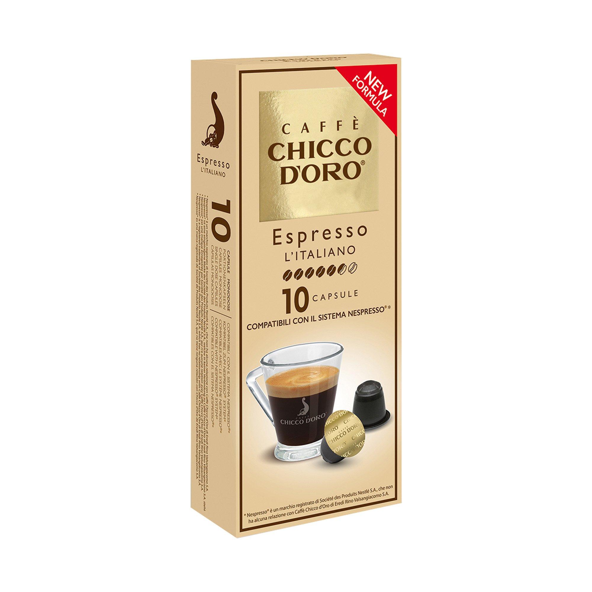 Image of CHICCO D'ORO Espresso l'Italiano - 10 Capsule
