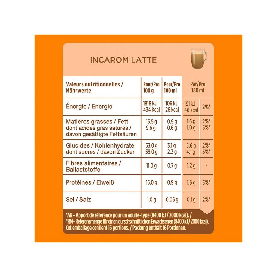 Dolce Gusto  Incarom Latte 