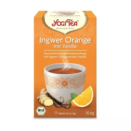 Yogi Tea  Ingwer Orange mit Vanille 