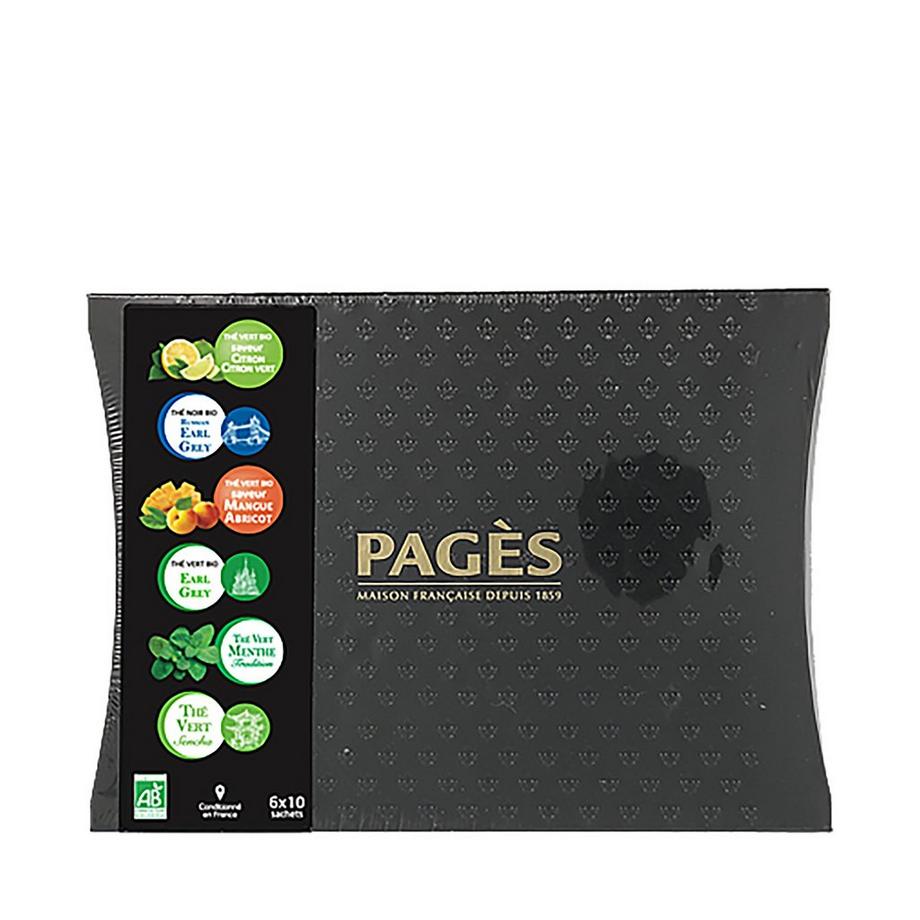 PAGES XMAS Scatola del tè biologico 