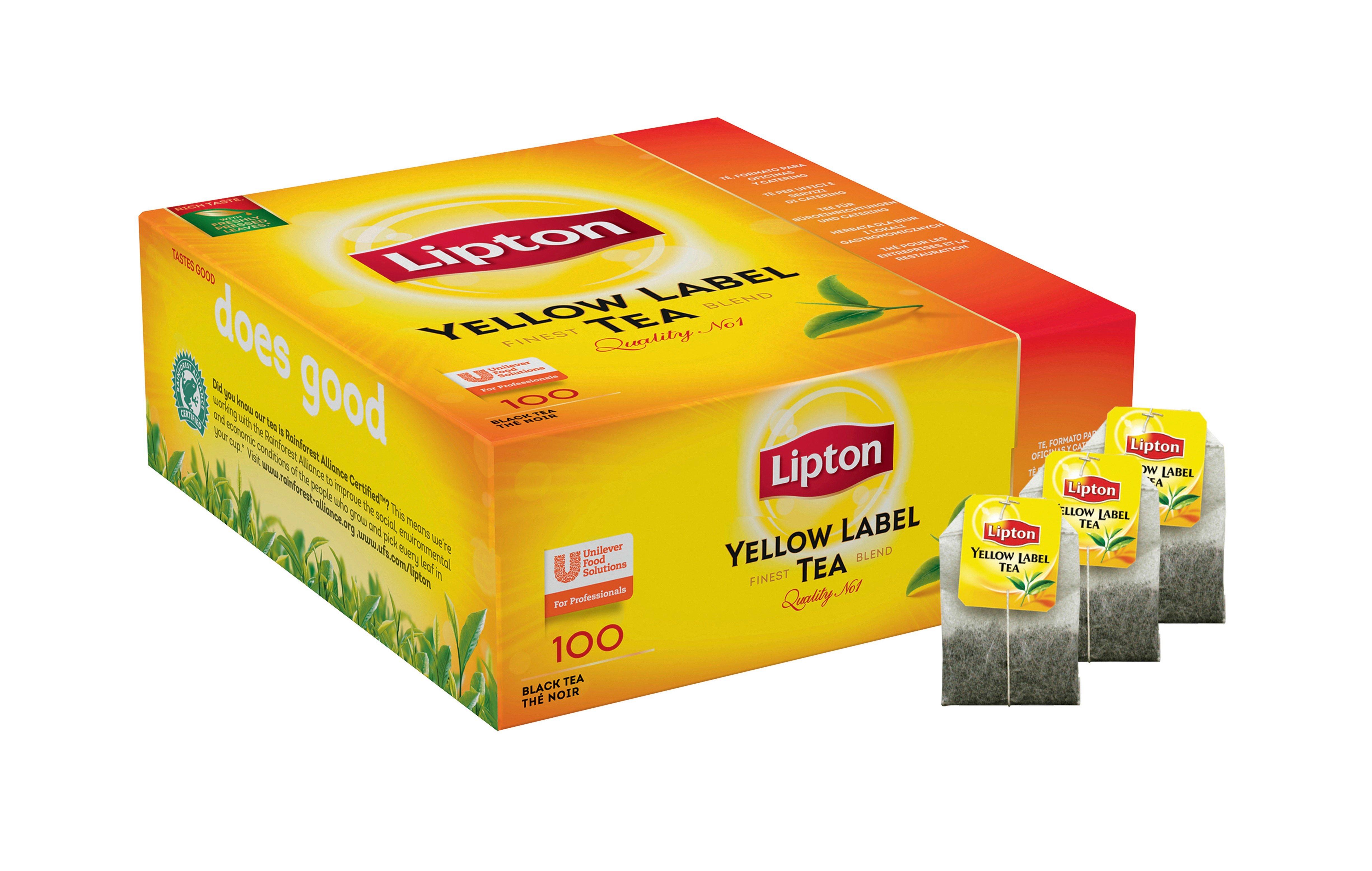 Image of Lipton Yellow Label - 100X1.5G