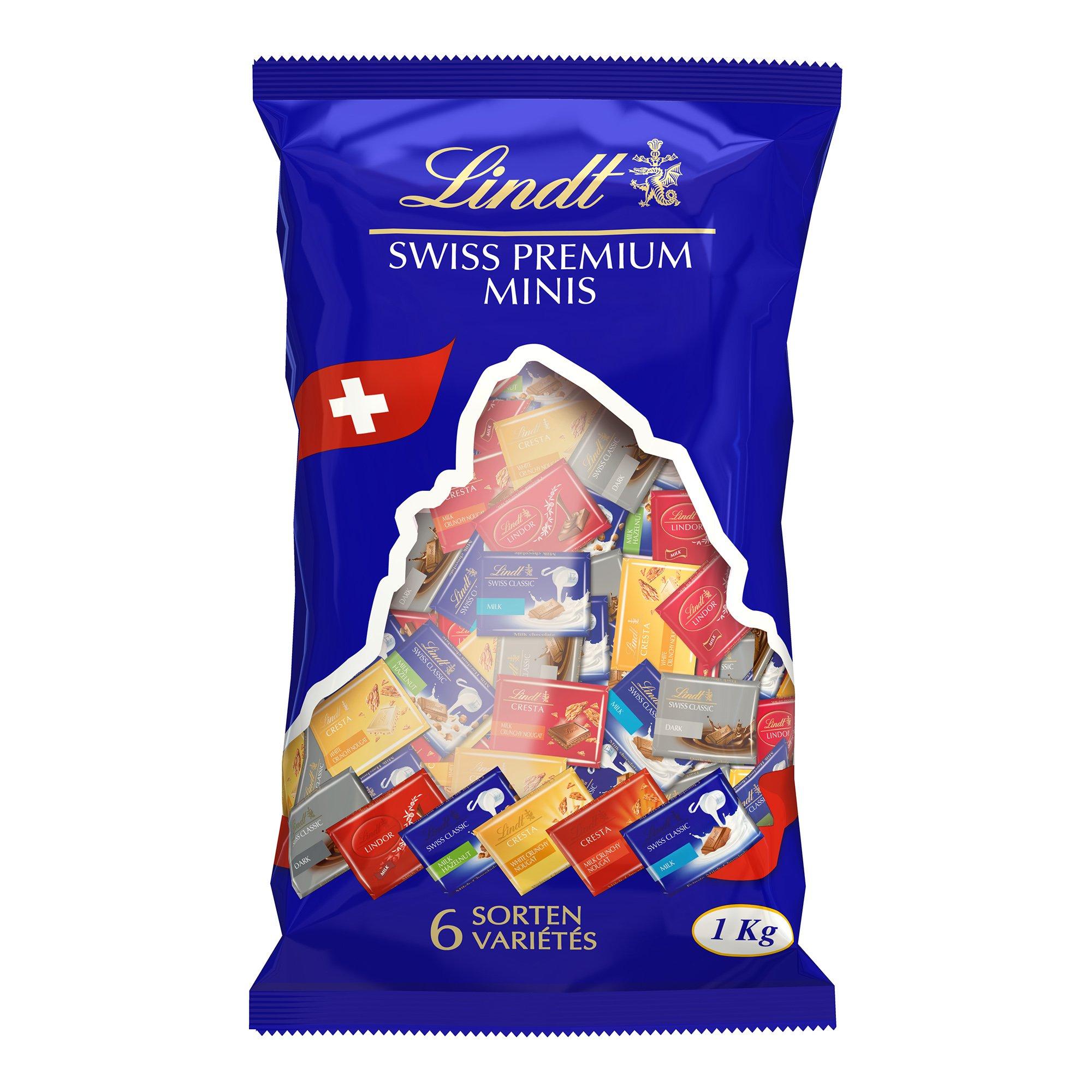 Lindt PERMANENT Napolitains assortierte Schweizer Schokolade 