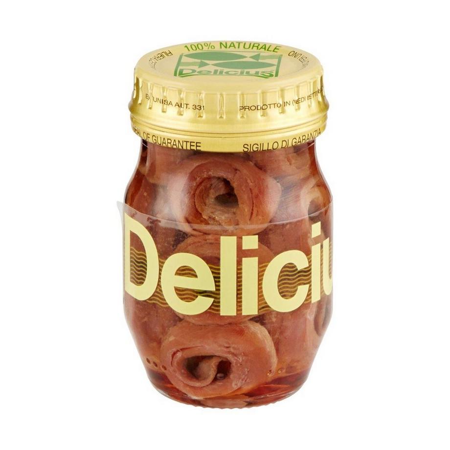 Delicius  Filets d'anchois roulés 