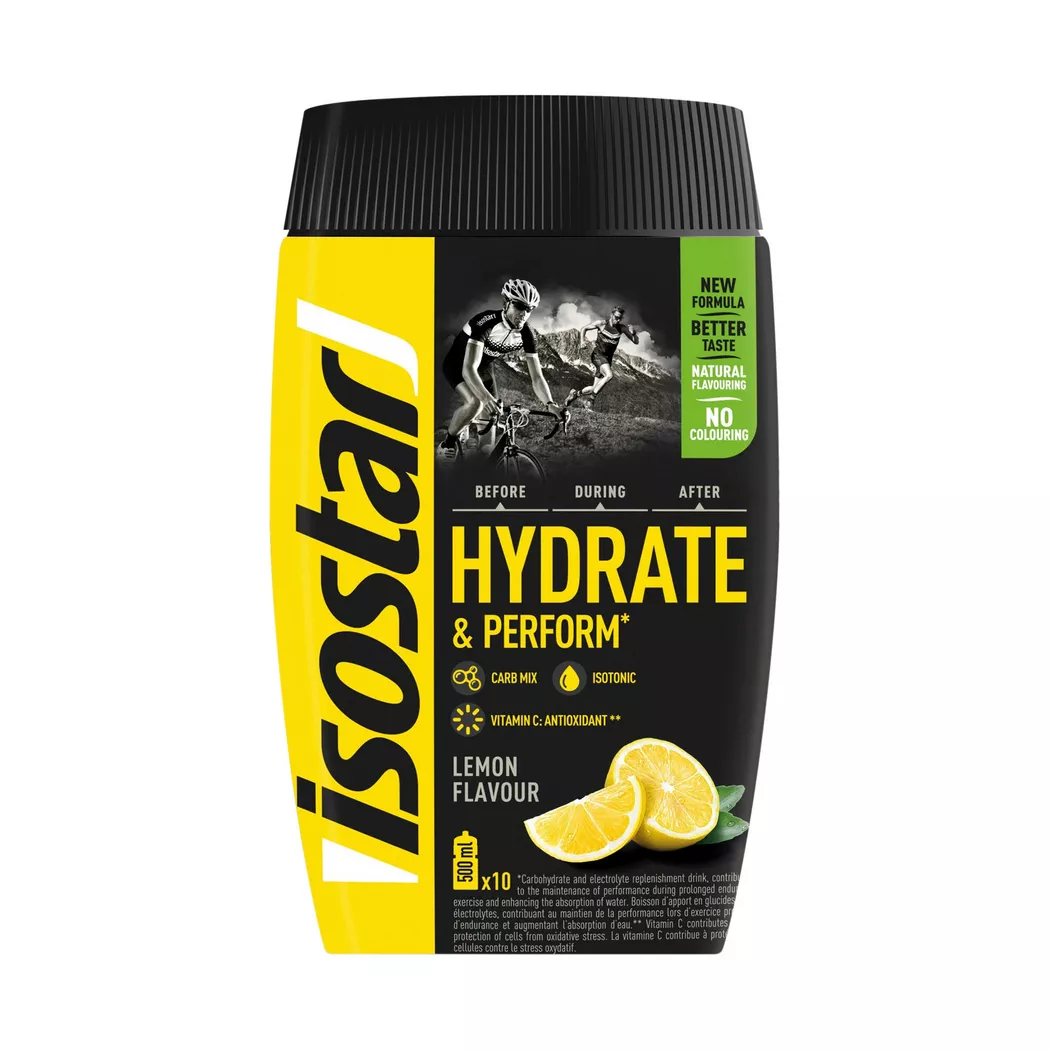 isostar - Hydrate & Perform Lemon, 400g