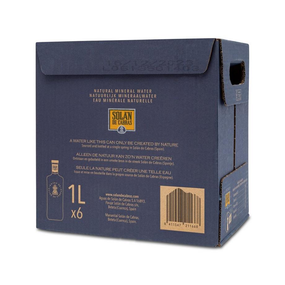 SOLAN DE CABRAS  Stilles Mineralwasser, agua mineral natural 