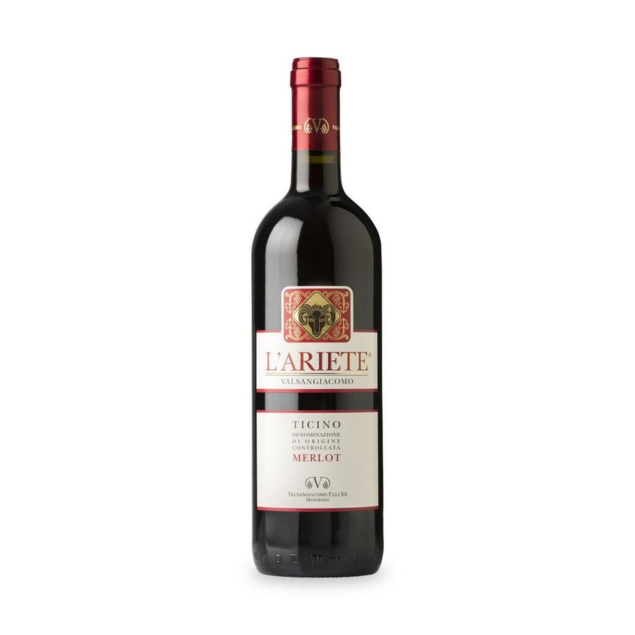 Valsangiacomo Vini 2019, L'Ariete Rosso Merlot, Ticino DOC  