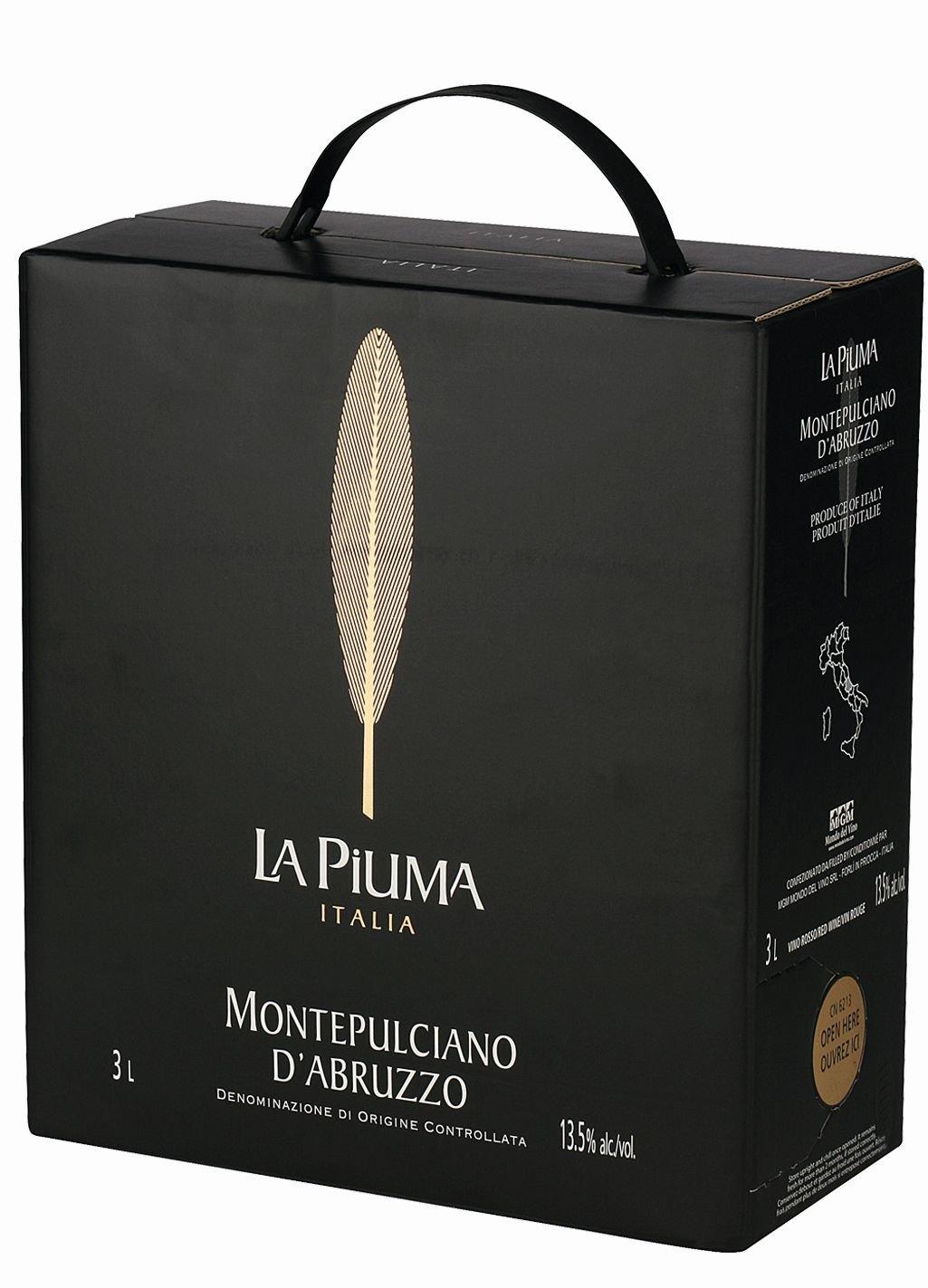 Piuma 2020, Montepulciano d'Abruzzo Bag in Box  