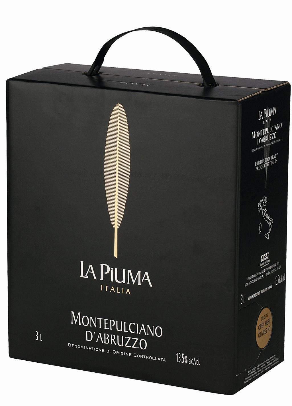 Piuma 2022, Montepulciano d'Abruzzo Bag in Box  