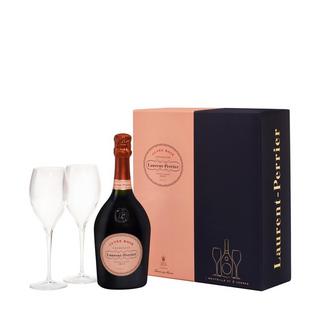 Champagne Laurent-Perrier Cuvée Rosé Brut & 2 Flûtes, Champagne AOC  