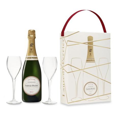 Champagne Laurent-Perrier Brut Gift Box + 2 verres, Champagne AOP  