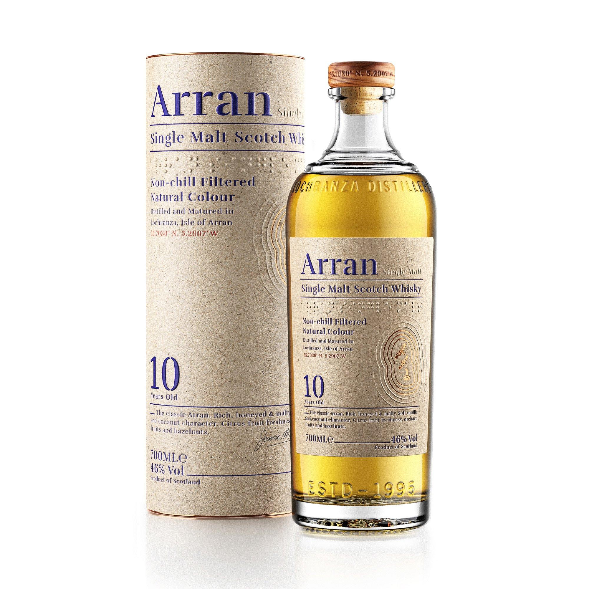 Image of Arran 10 Years Single Malt Scotch Whisky - 70 cl