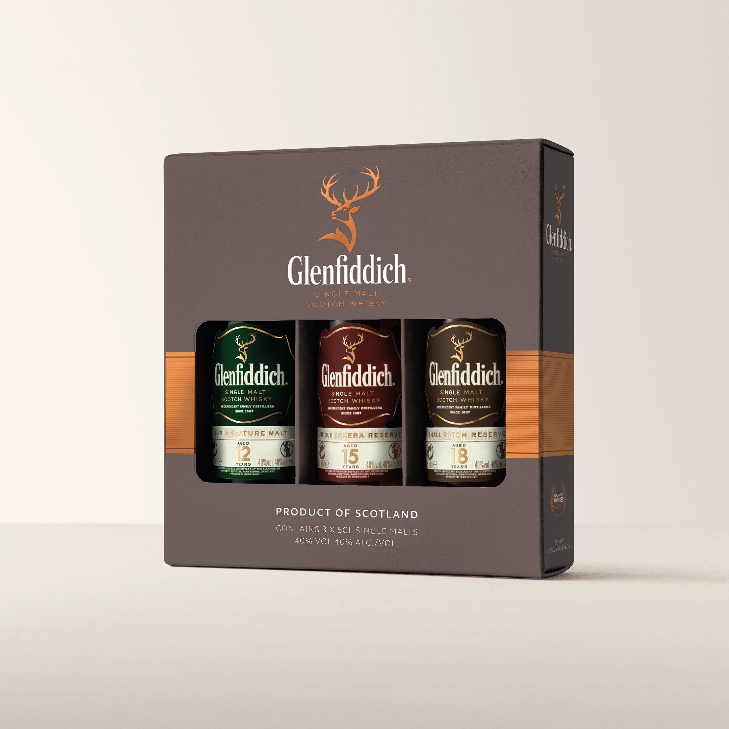 Image of Glenfiddich Single Malt Scotch Whisky Set