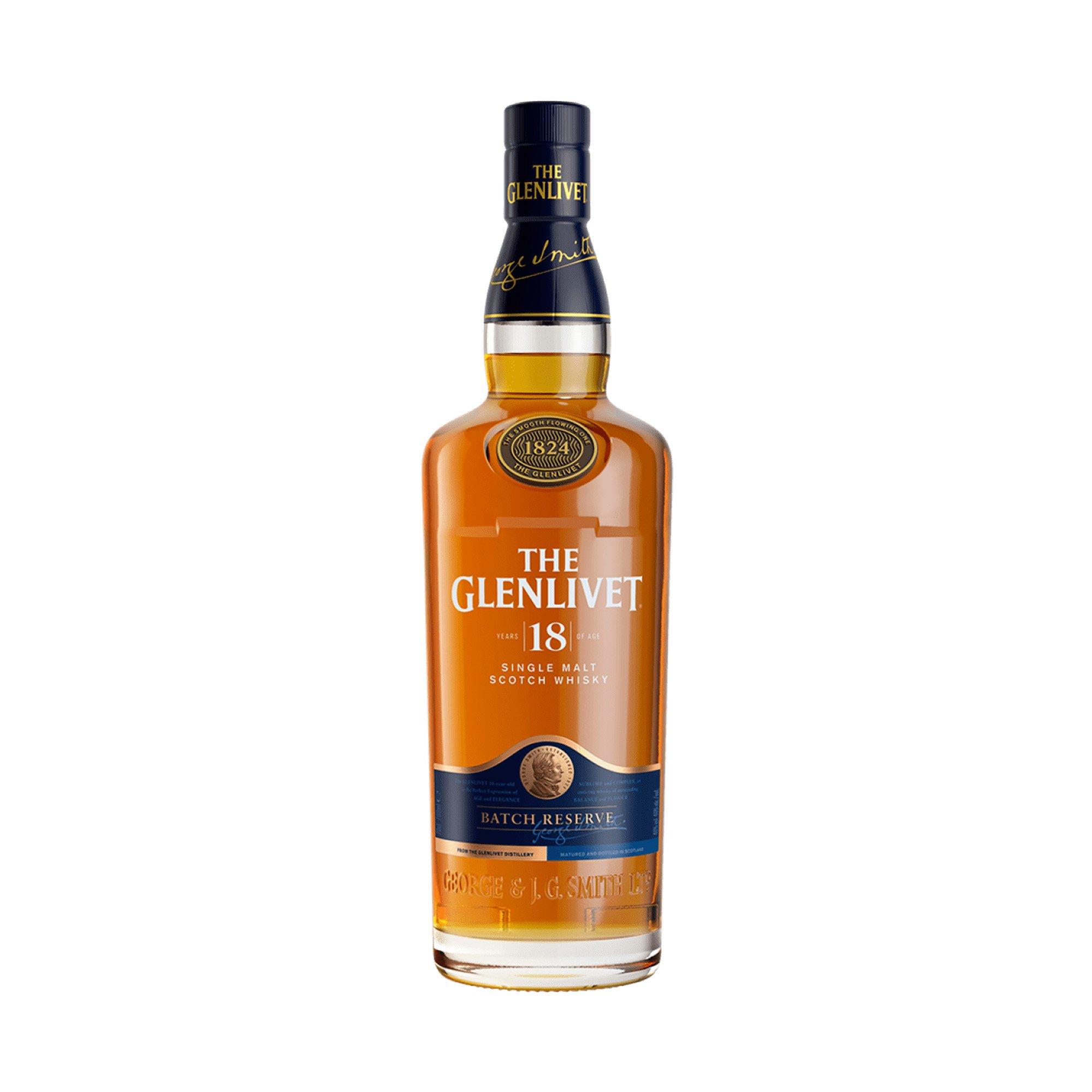 Image of Glenlivet 18 Years Single Malt Scotch Whisky - 70 cl