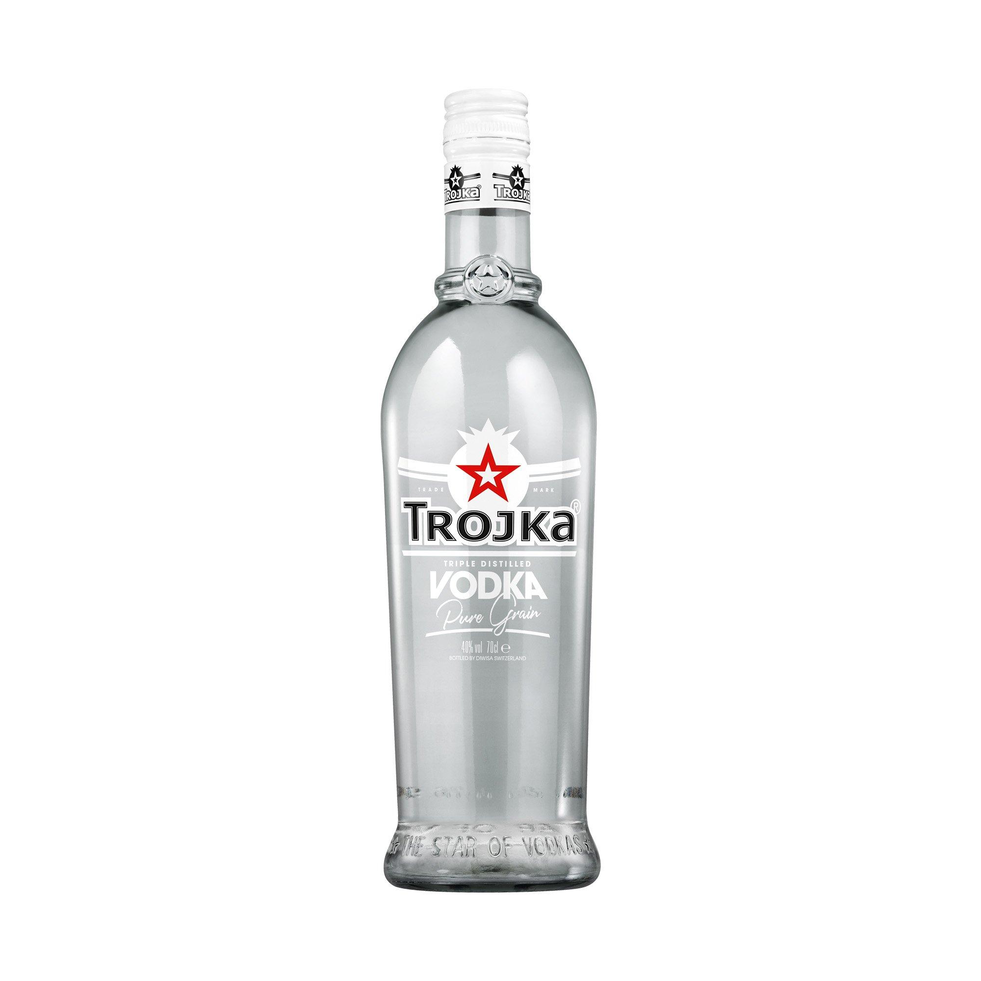 Image of Trojka Vodka Pure Grain - 70 cl
