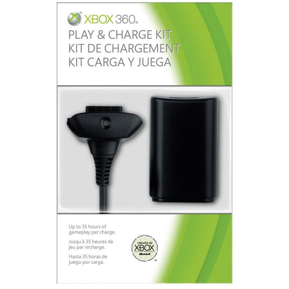 Microsoft  Xbox 360 Play & Charge Kit black 