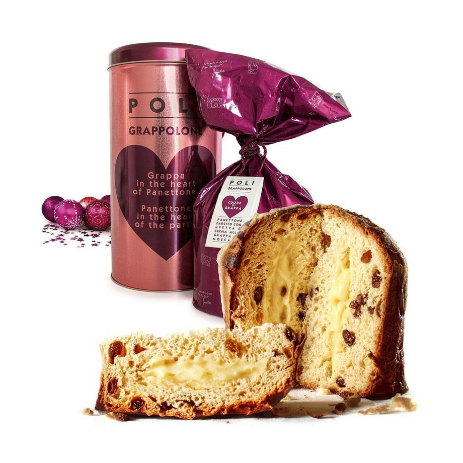 XMAS Panettone con crema di Grappa Poli 