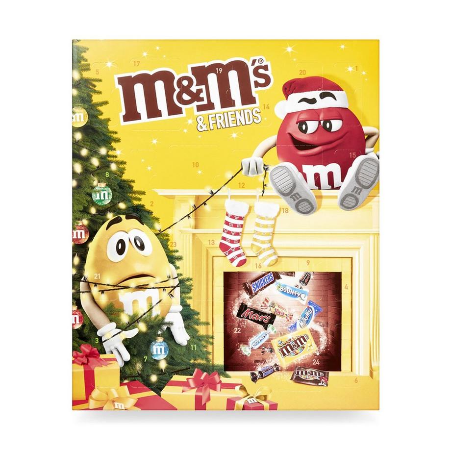 M&M XMAS Calendario dell'avvento al cioccolato 