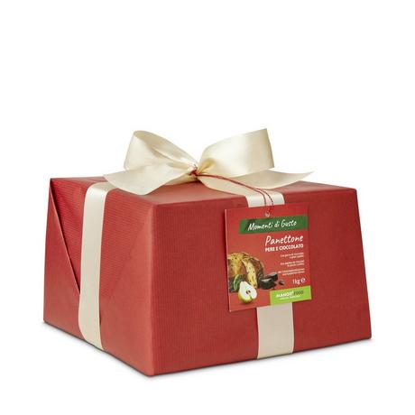 Manor Food XMAS Panettone aux poires confites et au chocolat 