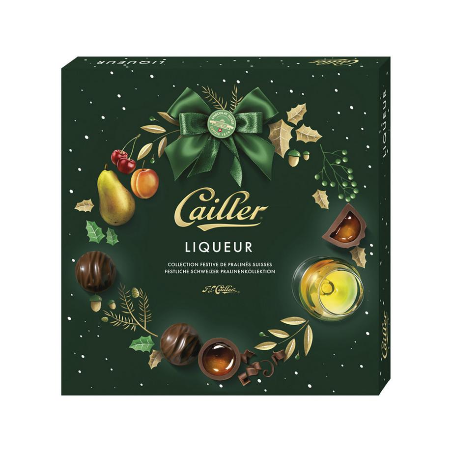 Liqueur collection festive de pralinés suisses