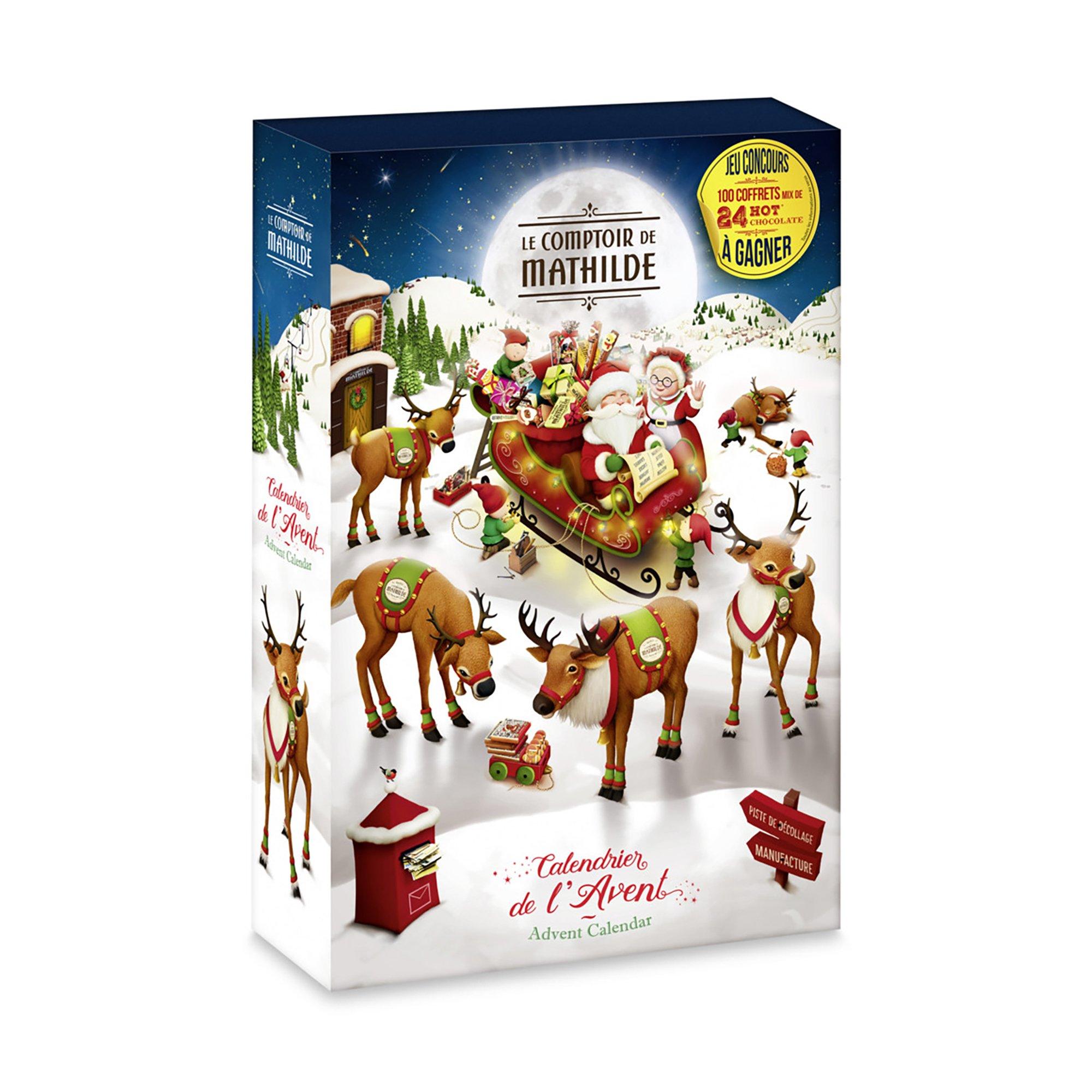 LE COMPTOIR DE MATHILDE XMAS Calendario dell'Avvento del cioccolato "Dietro le quinte" Prestige 