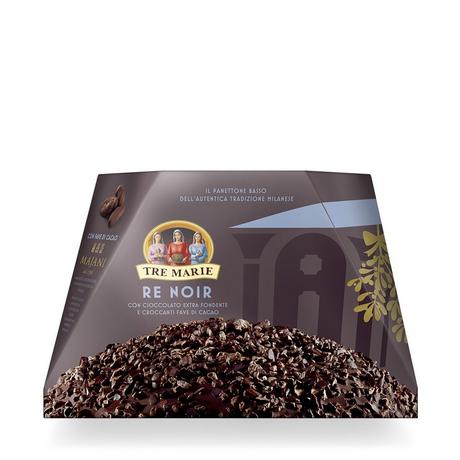 TRE MARIE XMAS Panettone Re Noir con cioccolato fondente 