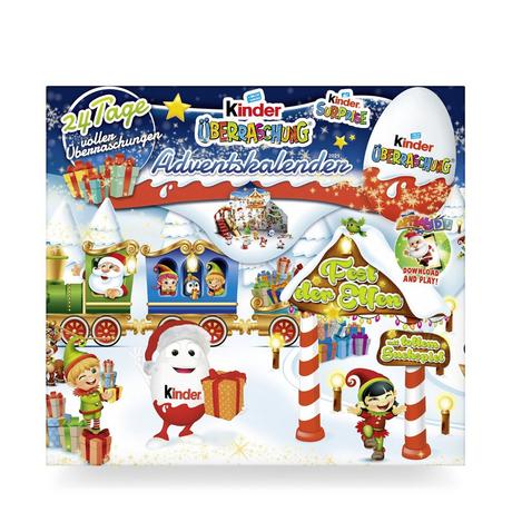 kinder XMAS Überraschung Schokoladen Adventskalender 