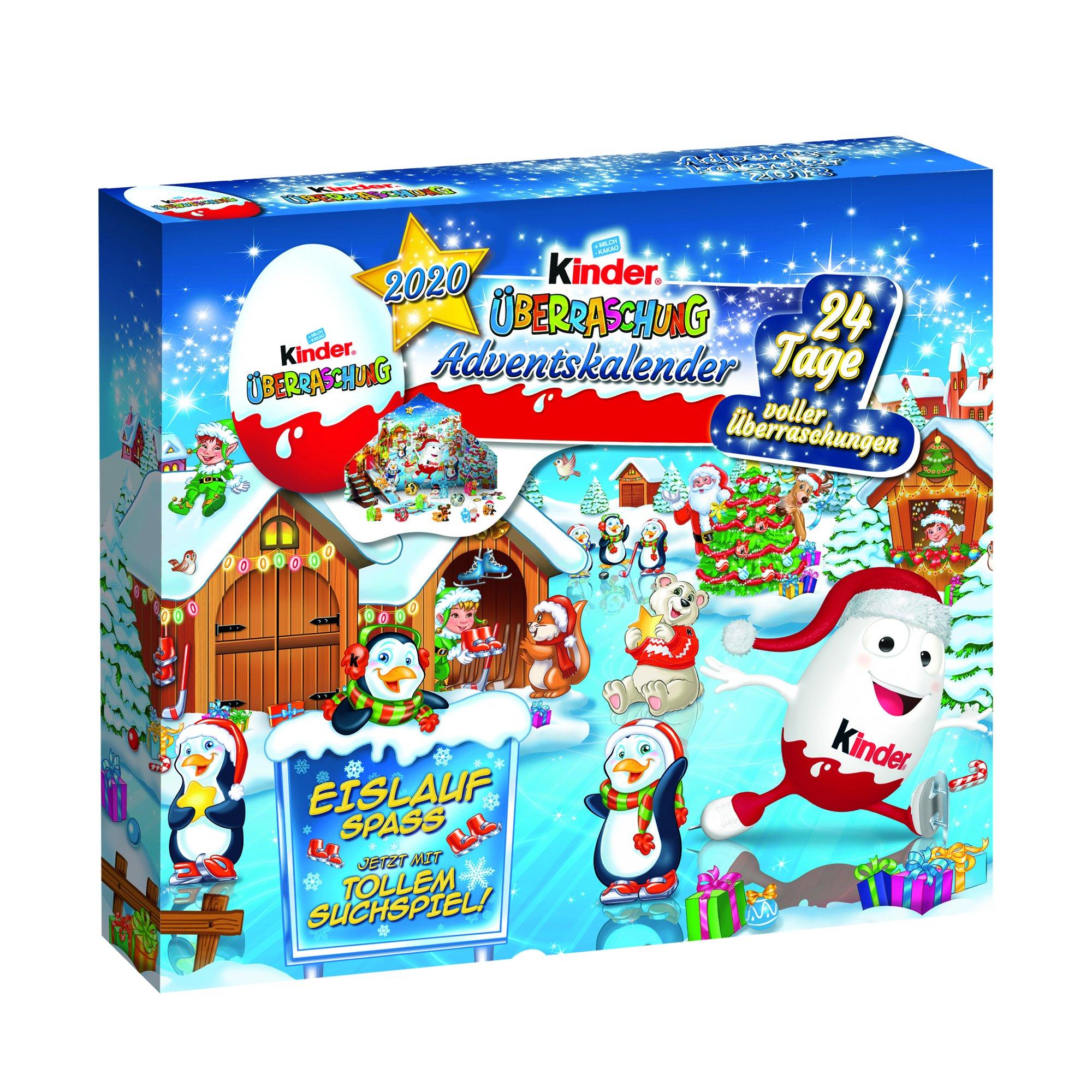 kinder XMAS Überraschung Schokoladen Adventskalender 