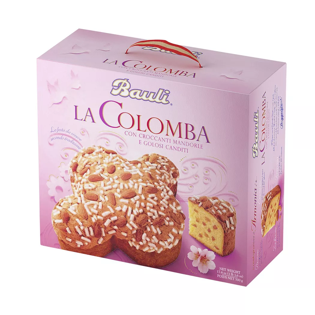 Bauli - La Colomba mit Mandeln und kandierten Früchten, Easter, 500g