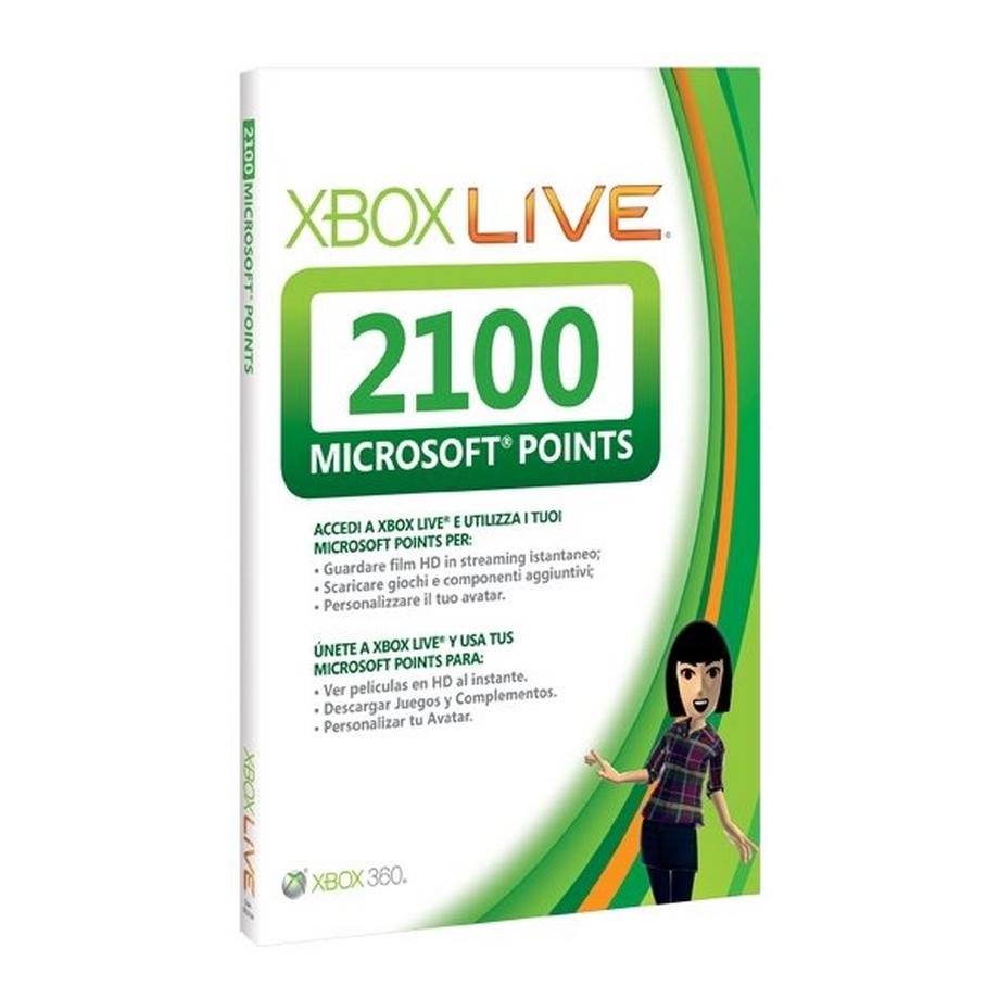 Microsoft  Xbox Live Points 2100, italienisch 