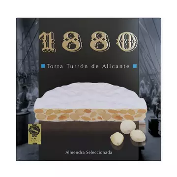 Torta Turrón de Alicante 1880