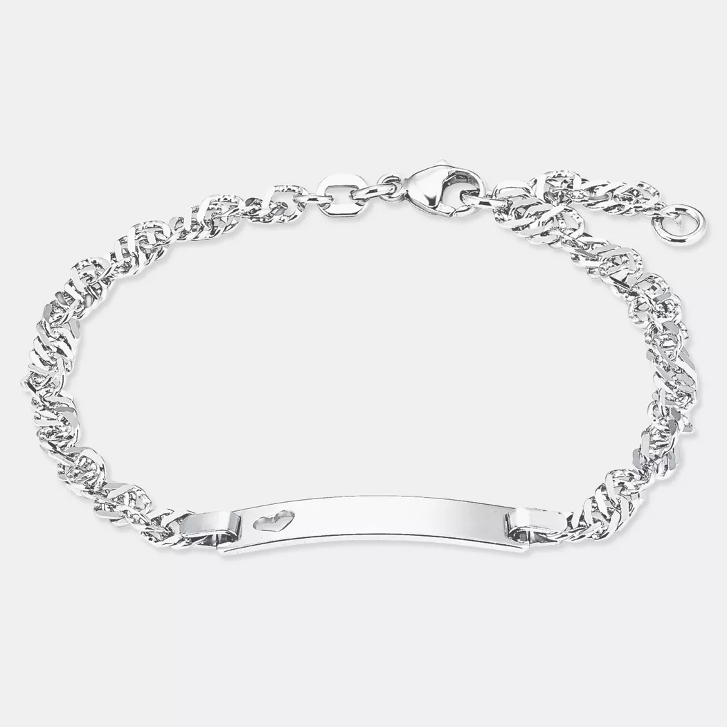 Silberarmband AMOR "9048311", silber (silberfarben), Armbänder, Damen, 19cm, Silber 925 (Sterlingsilber), Silberarmband, Made in Germany 4